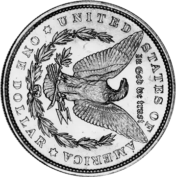 A silver United States half dollar coin with an eagle design.