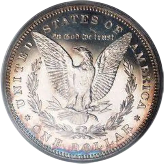 A vintage United States half dollar coin with an eagle design.