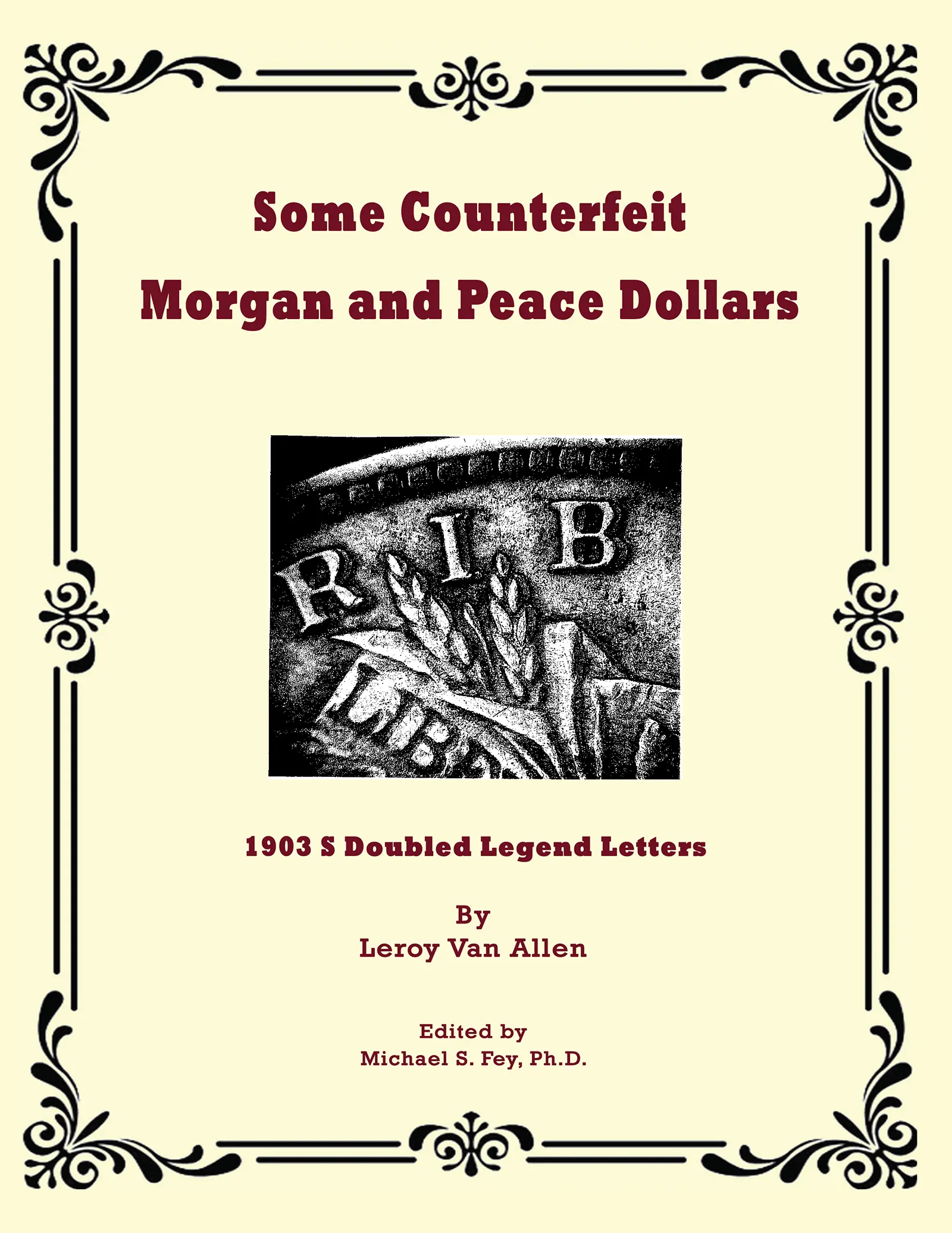 Cover featuring counterfeit coin examples