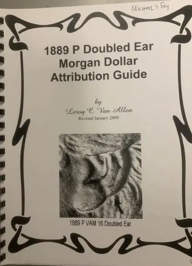 1889 Morgan Dollar attribution guidebook cover