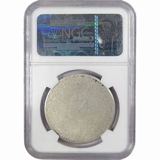 Coin in protective NGC grading case.