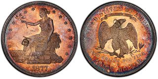 Two sides of a vintage American coin.