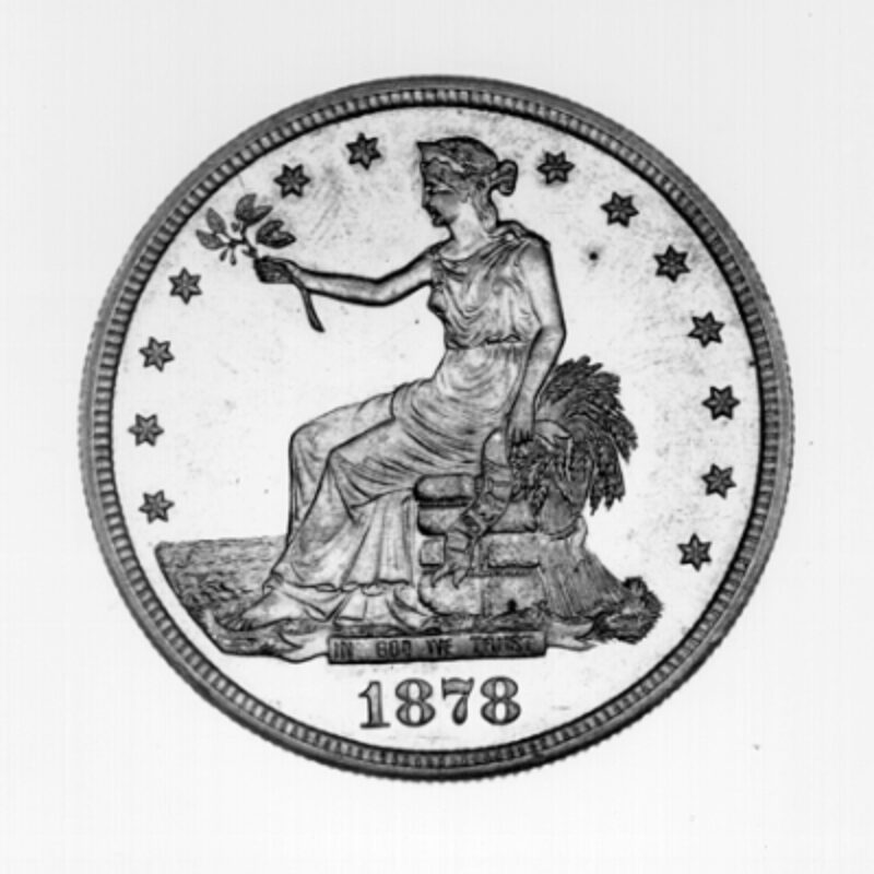 1878 coin featuring seated Liberty design.