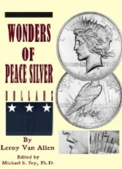 Book cover titled 'Wonders of Peace Silver' with coin illustrations and stars.