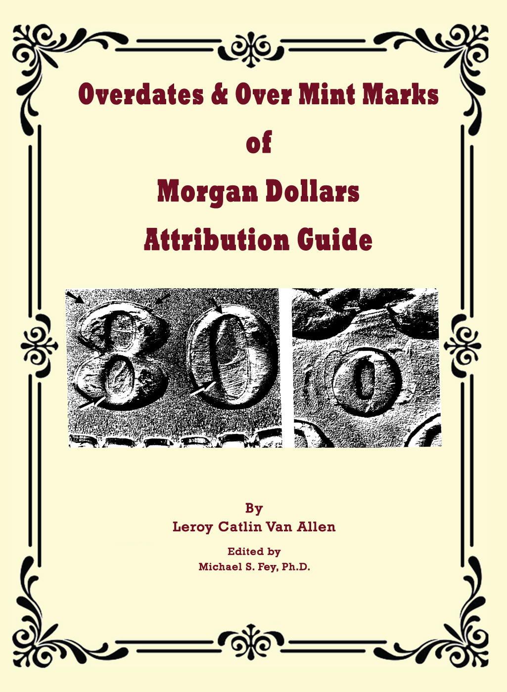 Cover of a guidebook on Morgan Dollars and mint marks.